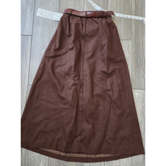 Koret Career Wool Pleated Midi A Line Skirt Vintage. Still With Tag! Sz 12 - Picture 3 of 11